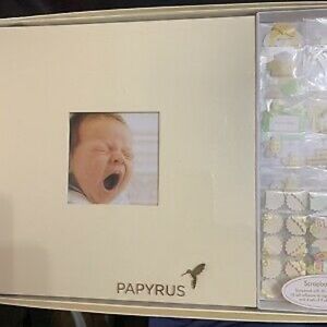 🆕 Papyrus Baby Cream Colored Scrapbook/Album